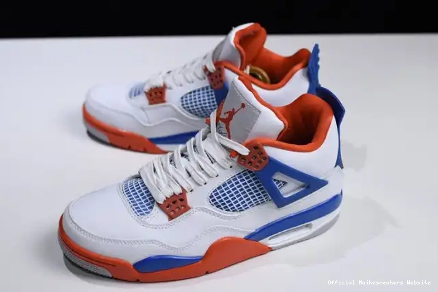 Official Maikesneakers 4 Crimson-Royal Air 308497-171 Jordan Blue White Bright 0430